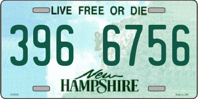 NH license plate 3966756