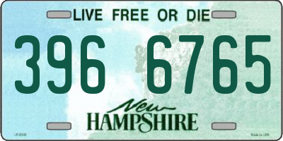 NH license plate 3966765