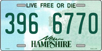 NH license plate 3966770