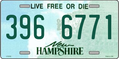 NH license plate 3966771