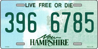 NH license plate 3966785