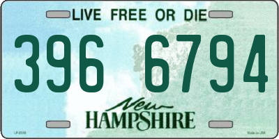 NH license plate 3966794
