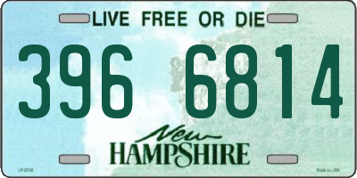 NH license plate 3966814