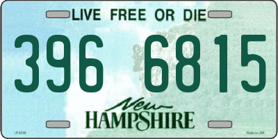 NH license plate 3966815