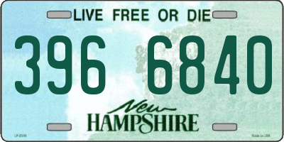 NH license plate 3966840