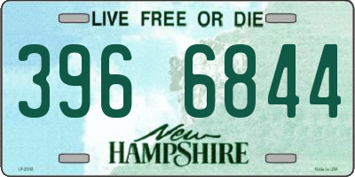 NH license plate 3966844
