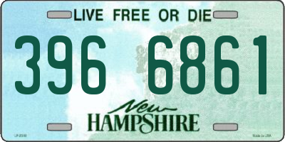 NH license plate 3966861