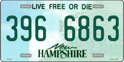 NH license plate 3966863