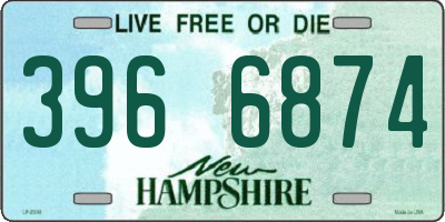 NH license plate 3966874
