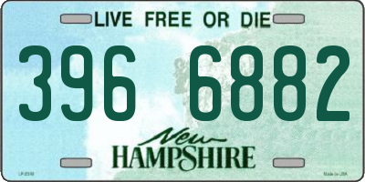 NH license plate 3966882
