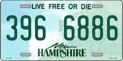 NH license plate 3966886