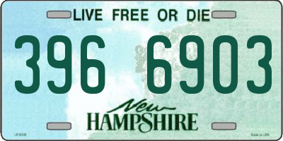 NH license plate 3966903