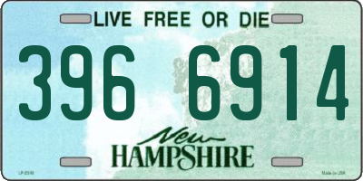 NH license plate 3966914