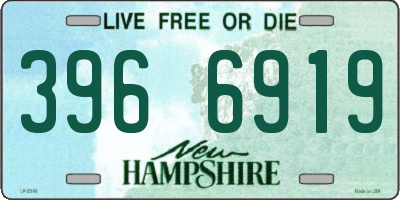 NH license plate 3966919