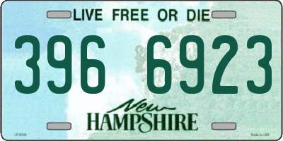 NH license plate 3966923