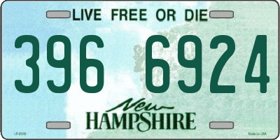 NH license plate 3966924