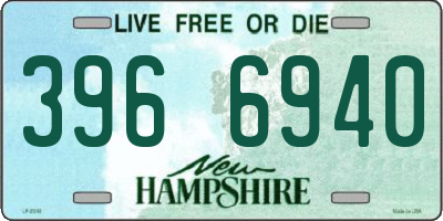 NH license plate 3966940