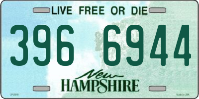 NH license plate 3966944