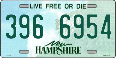 NH license plate 3966954