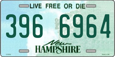 NH license plate 3966964