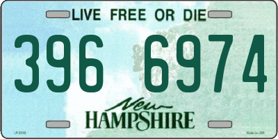 NH license plate 3966974