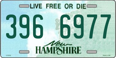 NH license plate 3966977