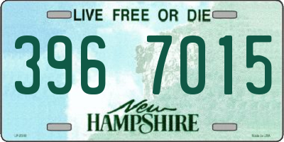 NH license plate 3967015