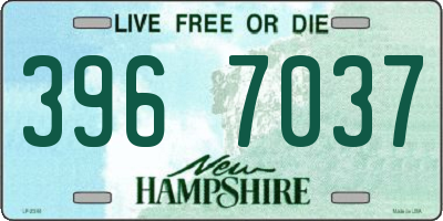 NH license plate 3967037