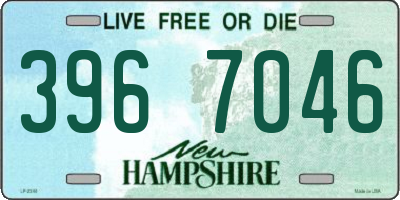 NH license plate 3967046