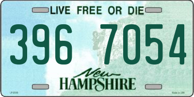 NH license plate 3967054
