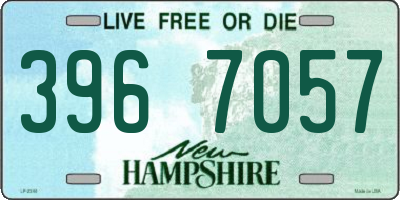 NH license plate 3967057