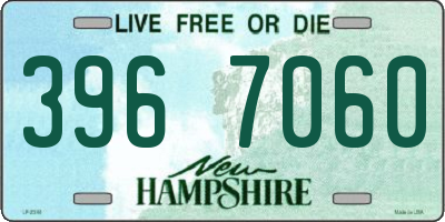 NH license plate 3967060