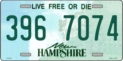 NH license plate 3967074