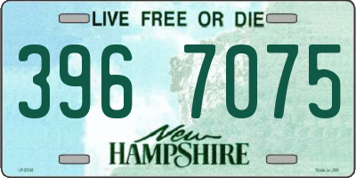 NH license plate 3967075