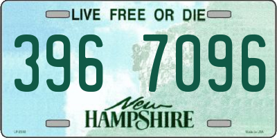 NH license plate 3967096