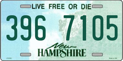 NH license plate 3967105