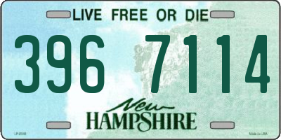 NH license plate 3967114