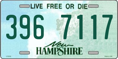 NH license plate 3967117