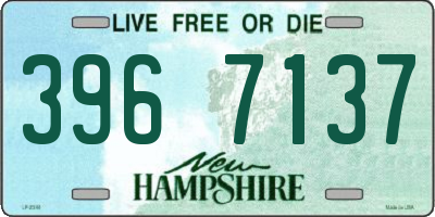 NH license plate 3967137