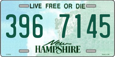 NH license plate 3967145