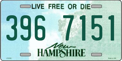 NH license plate 3967151