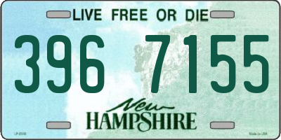 NH license plate 3967155