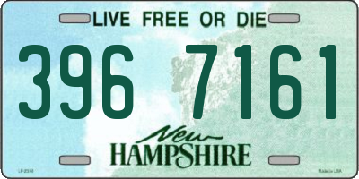 NH license plate 3967161