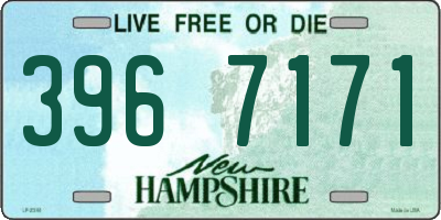 NH license plate 3967171