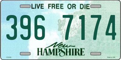 NH license plate 3967174