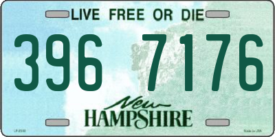 NH license plate 3967176