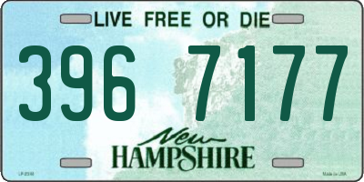 NH license plate 3967177
