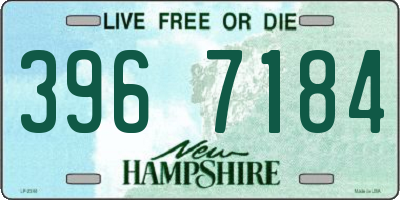 NH license plate 3967184