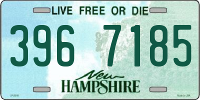 NH license plate 3967185