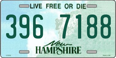 NH license plate 3967188